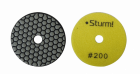 9012-D100-200 Алмазный гибкий шлифовальный круг, 100 мм, P200, сухое шлиф., 1 шт. Sturm!