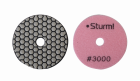 9012-D100-3000 Алмазный гибкий шлифовальный круг, 100 мм, P3000, сухое шлиф., 1 шт. Sturm!