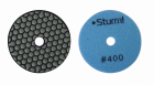 9012-D100-400 Алмазный гибкий шлифовальный круг, 100 мм, P400, сухое шлиф., 1 шт. Sturm!