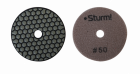 9012-D100-50 Алмазный гибкий шлифовальный круг, 100 мм, P50, сухое шлиф., 1 шт. Sturm!