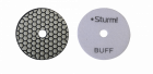 9012-D100-BUFF Алмазный гибкий шлифовальный круг, 100 мм, BUFF, сухое шлиф., 1 шт. Sturm!