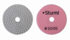9012-W100-3000 Алмазный гибкий шлифовальный круг, 100 мм, P3000, мокрое шлиф., 1 шт. Sturm!